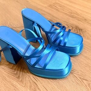 Blue heels